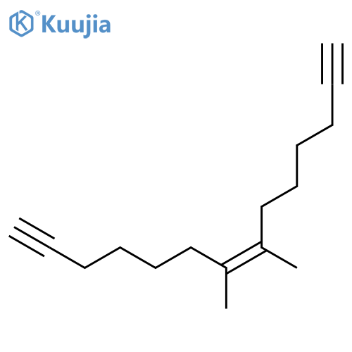 7-Tetradecene-1,13-diyne, 7,8-dimethyl-, (7Z)- structure