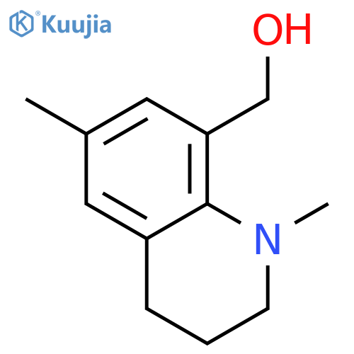 8-QUINOLINEMETHANOL, 1,2,3,4-TETRAHYDRO-1,6-DIMETHYL- structure