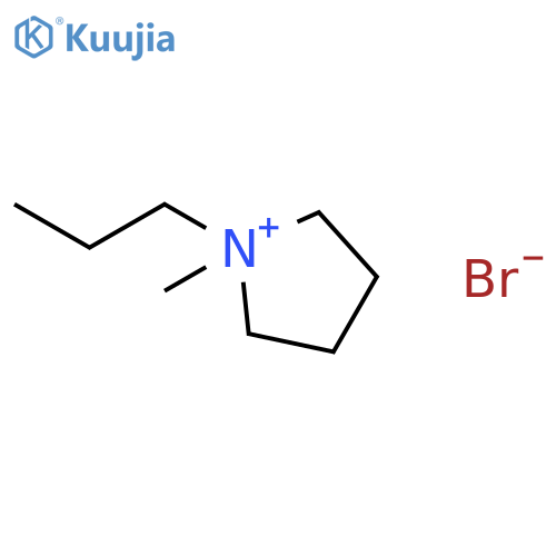 Pyrrolidinium, 1-methyl-1-propyl-, bromide structure