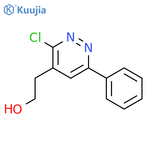 4-Pyridazineethanol, 3-chloro-6-phenyl- structure