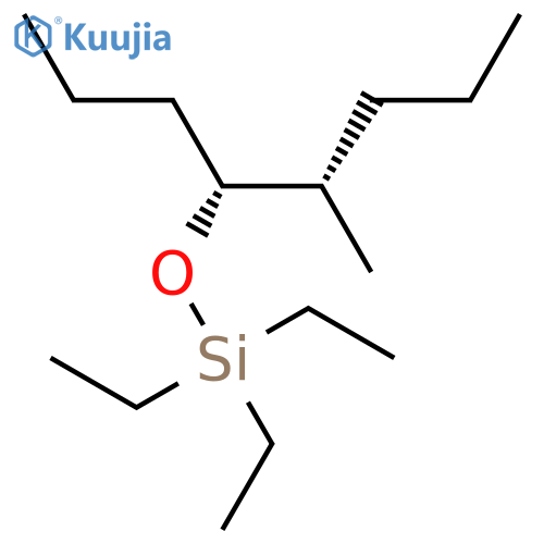 Silane, triethyl[[(1R,2S)-2-methyl-1-propylpentyl]oxy]-, rel- structure