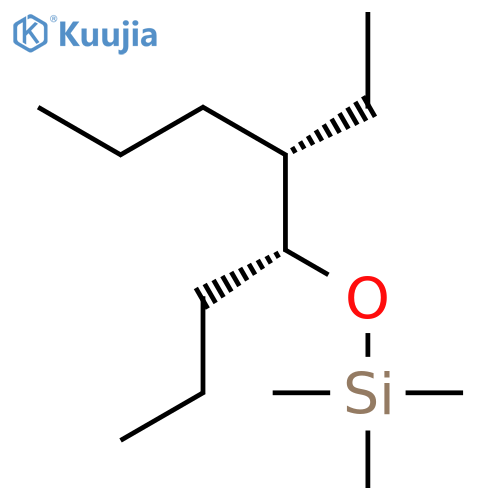 Silane, [[(1R,2S)-2-ethyl-1-propylpentyl]oxy]trimethyl-, rel- structure