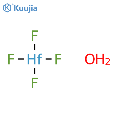 hafnium tetrafluoride monohydrate structure