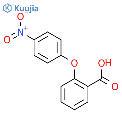 2-(4-Nitrophenoxy)benzoic acid structure