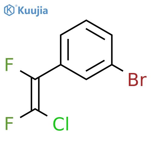 BENZENE, 1-BROMO-3-(2-CHLORO-1,2-DIFLUOROETHENYL)- structure