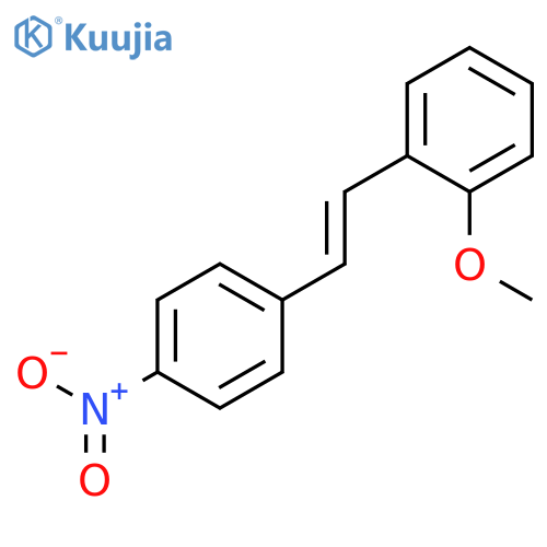 Benzene, 1-methoxy-2-[2-(4-nitrophenyl)ethenyl]- structure