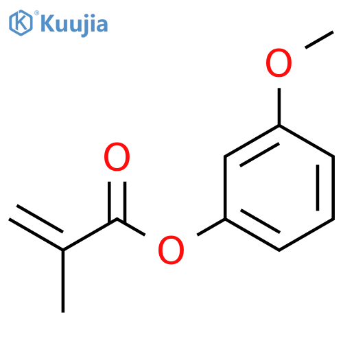 2-Propenoic acid, 2-methyl-, 3-methoxyphenyl ester structure