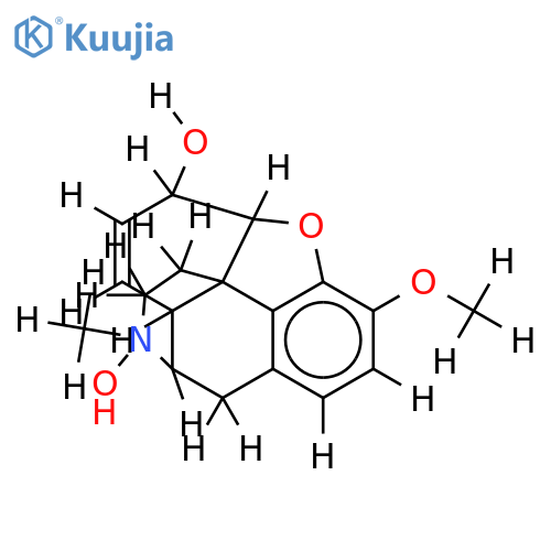 (17Xi)-4,5alpha-epoxy-3-methoxy-17-methyl-17-oxy-morphin-7-en-6alpha-ol structure
