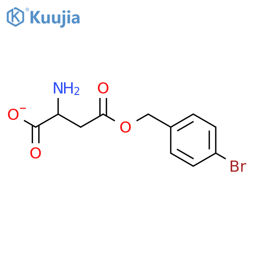 L-Aspartic acid, 4-[(4-bromophenyl)methyl] ester structure