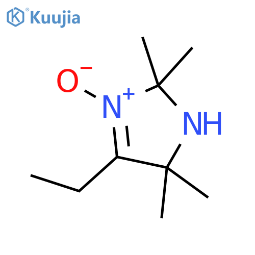 1H-Imidazole, 4-ethyl-2,5-dihydro-2,2,5,5-tetramethyl-, 3-oxide structure