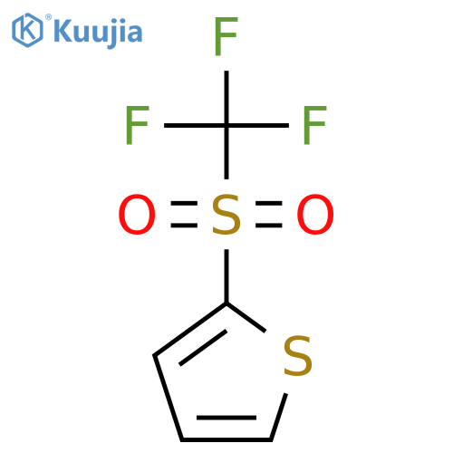 Thiophene, 2-[(trifluoromethyl)sulfonyl]- structure