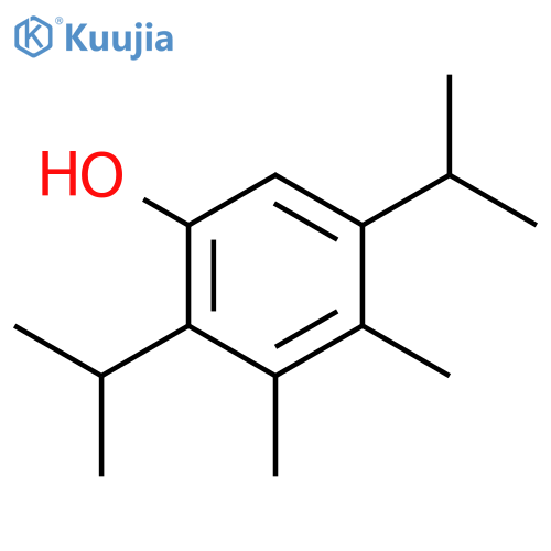 Phenol,3,4-dimethyl-2,5-bis(1-methylethyl)- structure