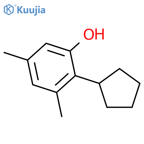 Phenol,2-cyclopentyl-3,5-dimethyl- structure