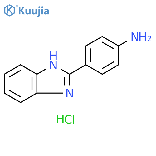 4-(1H-1,3-benzodiazol-2-yl)aniline hydrochloride structure