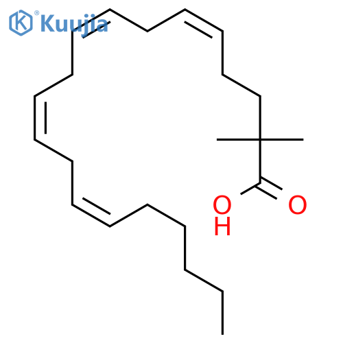 5,8,11,14-Eicosatetraenoic acid, 2,2-dimethyl-, (5Z,8Z,11Z,14Z)- structure
