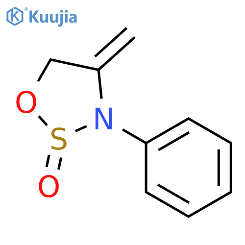 1,2,3-Oxathiazolidine, 4-methylene-3-phenyl-, 2-oxide structure