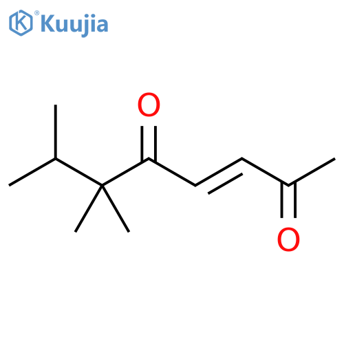 3-Octene-2,5-dione, 6,6,7-trimethyl-, (E)- (9CI) structure
