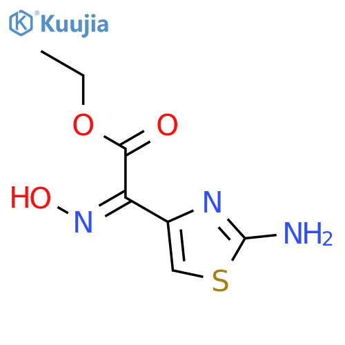 Ethyl 2-(2-Amino-4-thiazolyl)-2-(hydroxyimino)acetate structure