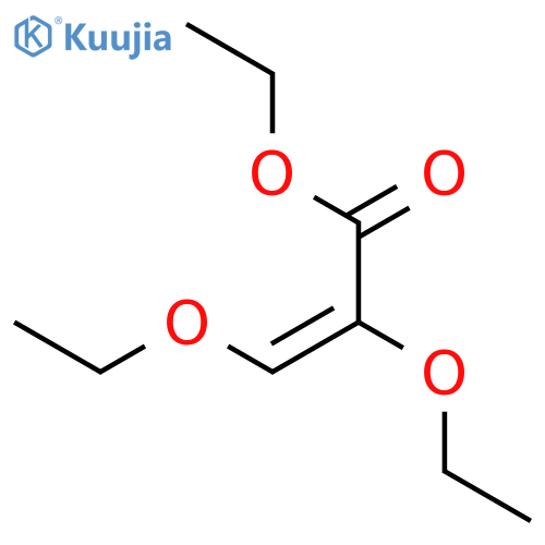 2-Propenoic acid, 2,3-diethoxy-, ethyl ester structure