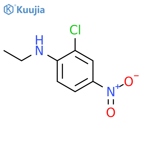 2-chloro-N-ethyl-4-nitroaniline structure