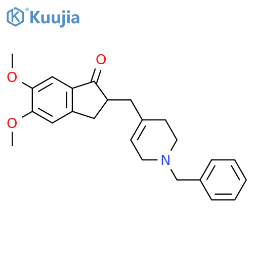 2-((1-Benzyl-1,2,3,6-tetrahydropyridin-4-yl)methyl)-5,6-dimethoxy-2,3-dihydro-1H-inden-1-one (>90%) structure