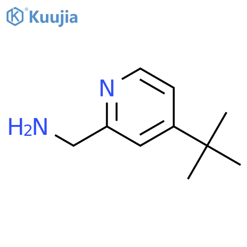 (4-tert-butyl-2-pyridyl)methanamine structure