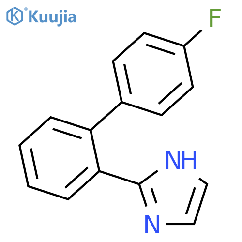 1H-IMIDAZOLE, 2-(4'-FLUORO[1,1'-BIPHENYL]-2-YL)- structure