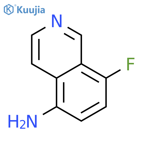 8-fluoroisoquinolin-5-amine structure