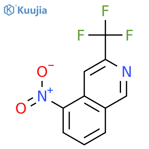 ISOQUINOLINE, 5-NITRO-3-(TRIFLUOROMETHYL)- structure