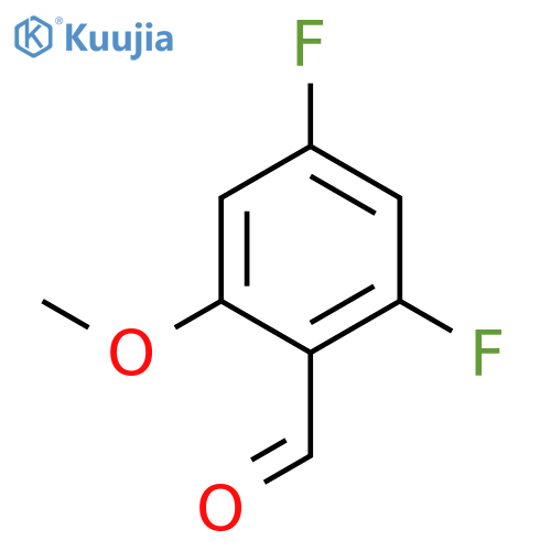 2,4-difluoro-6-methoxybenzaldehyde structure