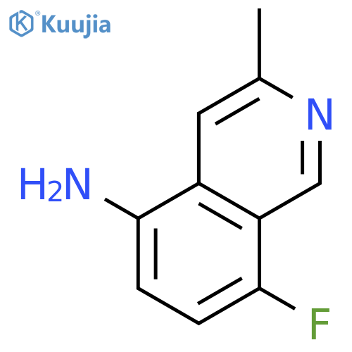 5-Isoquinolinamine, 8-fluoro-3-methyl- structure