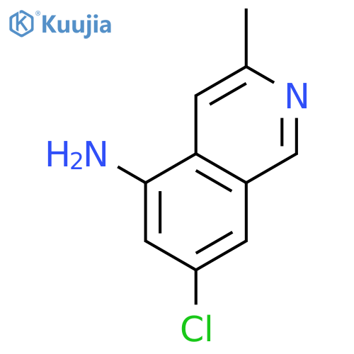 7-Chloro-3-methylisoquinolin-5-amine structure