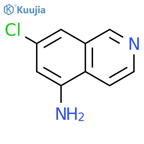 7-Chloro-5-isoquinolinamine structure