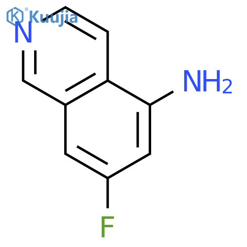 7-fluoroisoquinolin-5-amine structure