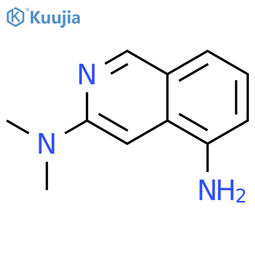 3,5-ISOQUINOLINEDIAMINE, N3,N3-DIMETHYL- structure