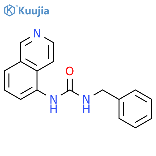 UREA, N-5-ISOQUINOLINYL-N'-(PHENYLMETHYL)- structure