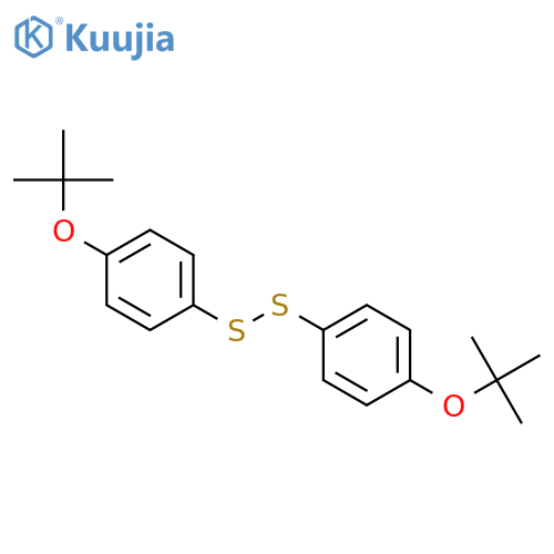 Disulfide, bis[4-(1,1-dimethylethoxy)phenyl] structure