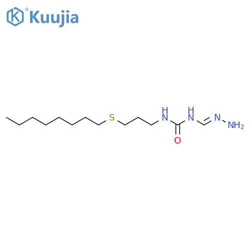 Urea, N-(aminoiminomethyl)-N'-[3-(octylthio)propyl]- structure