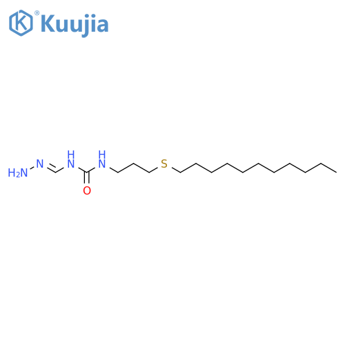 Urea, N-(aminoiminomethyl)-N'-[3-(undecylthio)propyl]- structure