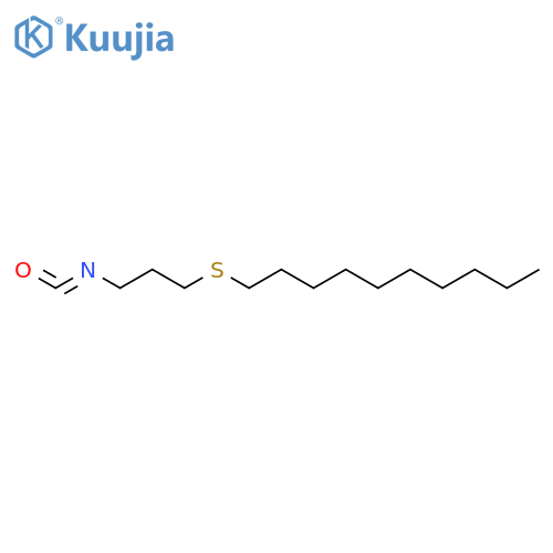 Decane, 1-[(3-isocyanatopropyl)thio]- structure