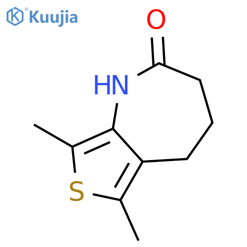 1H-THIENO[3,4-B]AZEPIN-2(3H)-ONE, 4,5-DIHYDRO-6,8-DIMETHYL- structure