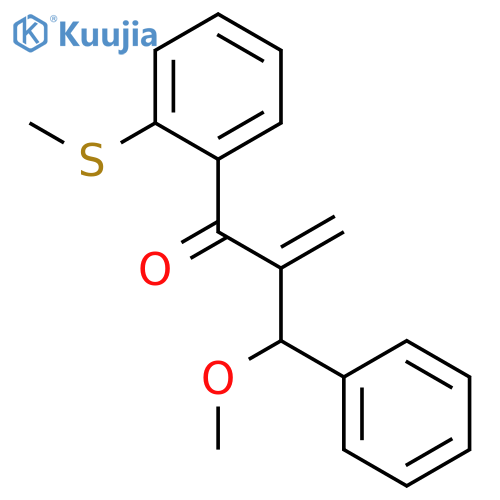 2-Propen-1-one, 2-(methoxyphenylmethyl)-1-[2-(methylthio)phenyl]- structure