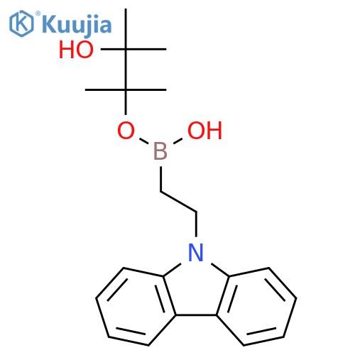 2-(9H-Carbazolyl)ethylboronic acid pinacol ester structure