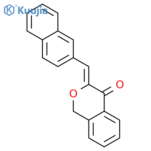 1H-2-BENZOPYRAN-4(3H)-ONE, 3-(2-NAPHTHALENYLMETHYLENE)- structure