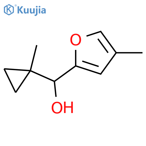 2-Furanmethanol, 4-methyl-α-(1-methylcyclopropyl)- structure