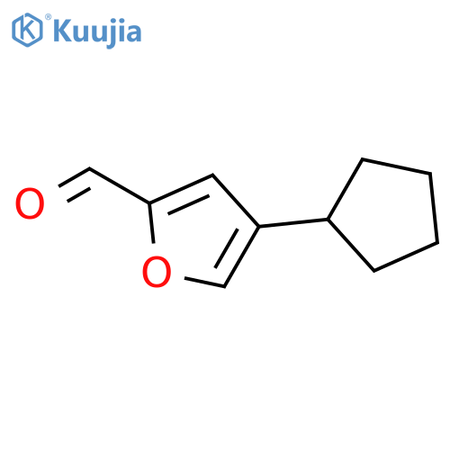 2-Furancarboxaldehyde, 4-cyclopentyl- structure