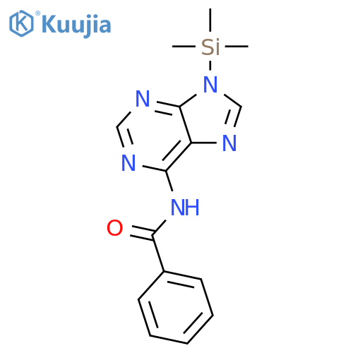 Benzamide, N-[9-(trimethylsilyl)-9H-purin-6-yl]- structure