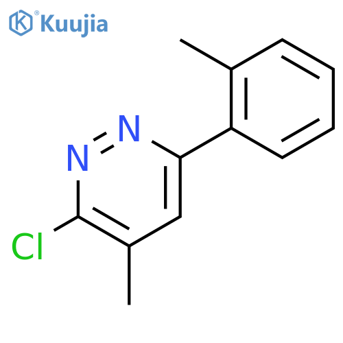 3-chloro-4-methyl-6-(2-methylphenyl)-Pyridazine structure