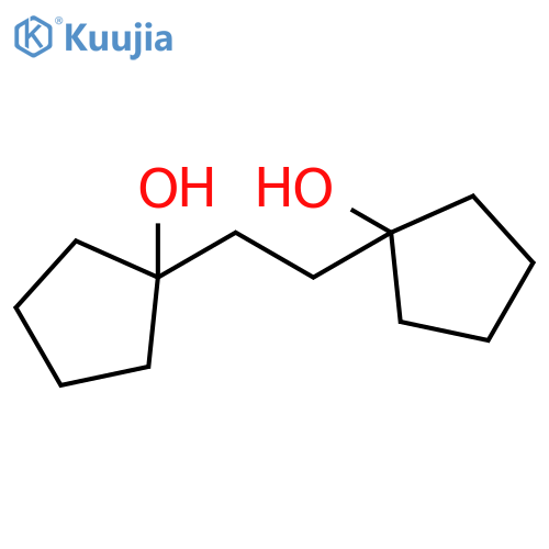 CYCLOPENTANOL, 1,1'-(1,2-ETHANEDIYL)BIS- structure
