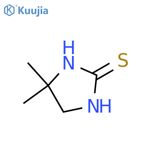 4,4-Dimethyl-2-imidazolidinethione structure